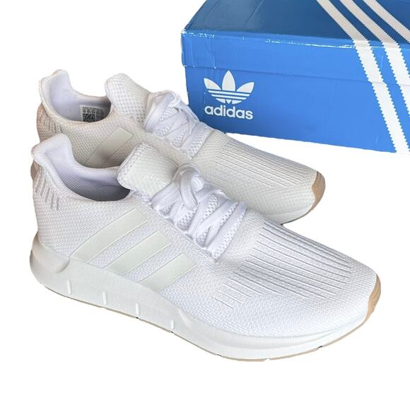NEW Adidas SWIFT RUN 1.0 SHOES Mismatch Size Men’s 9.5, 10 Womens 10.5, 11 White - Picture 11 of 11